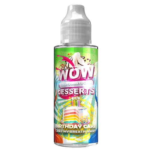 WOW Desserts 100ml UK Birthday Cake