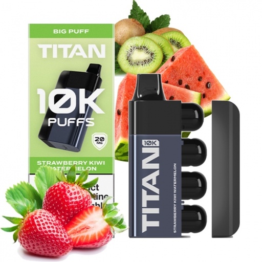 Titan 10K 8 x 2ml Pods 2% Strawberry Kiwi Watermelon