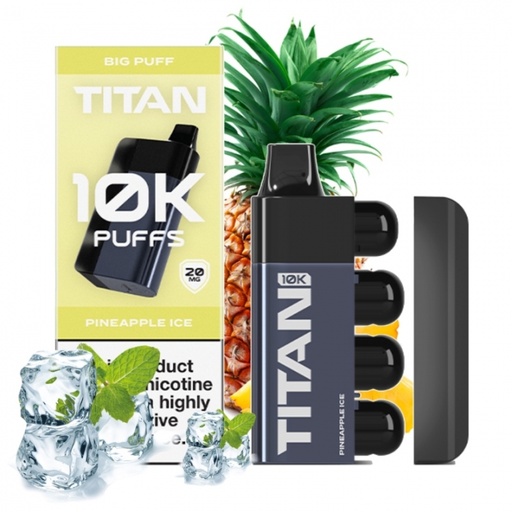 Titan 10K 8 x 2ml Pods 2% Pineapple Ice