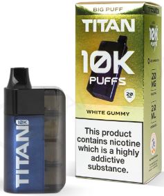 Titan 10K 8 x 2ml Pods 2% White Gummy