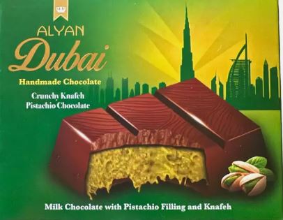 Alyan Dubai Schokolade Pistazien 100gr.