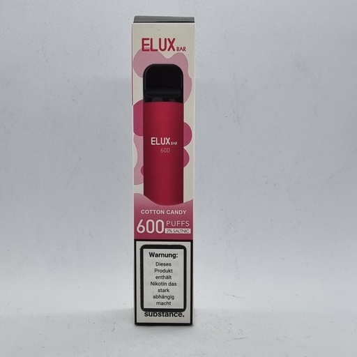 Elux Bar600 2% Cotton Candy