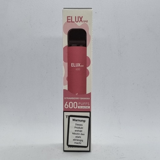 Elux Bar600 2% Strawberry Banana