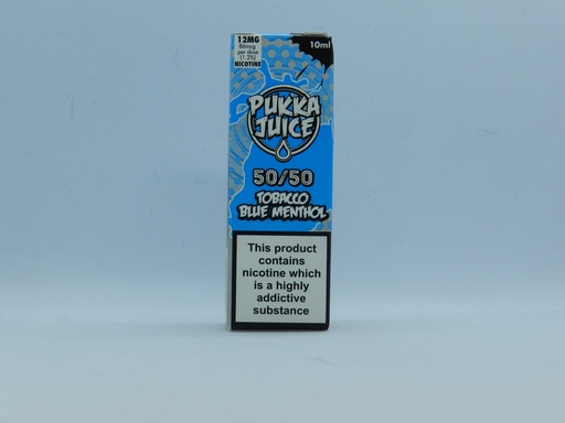 Pukka Juice Tabacco Blue Menthol 10ml 12mg