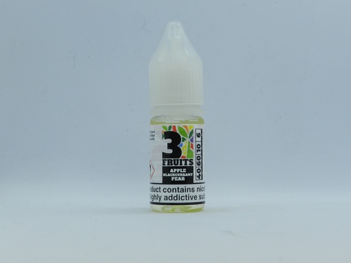 3 Fruit Apple Blackcurrant Pear 10ml 6mg