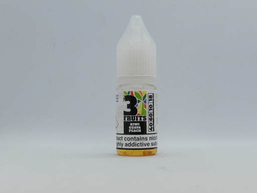 3 Fruits Kiwi Guava Peacg 10ml 18mg