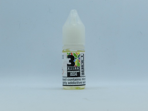 3 Fruits Strawberry Apple Grape 10ml 3mg