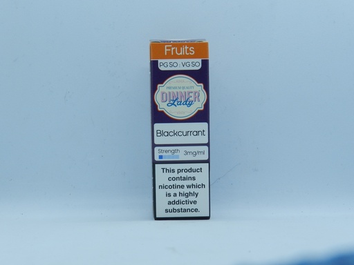 Dinner Lady Blackcurrant 10ml 3mg