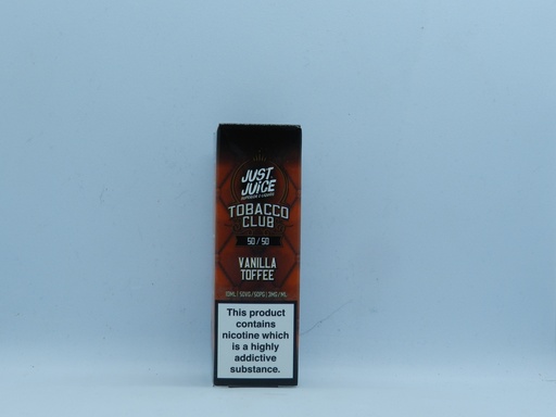 Just Juice Tabacco Club Vanilla Toffee  10ml 3mg