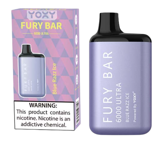 Yoxy Fury Bar 2% Blue Razz Ice