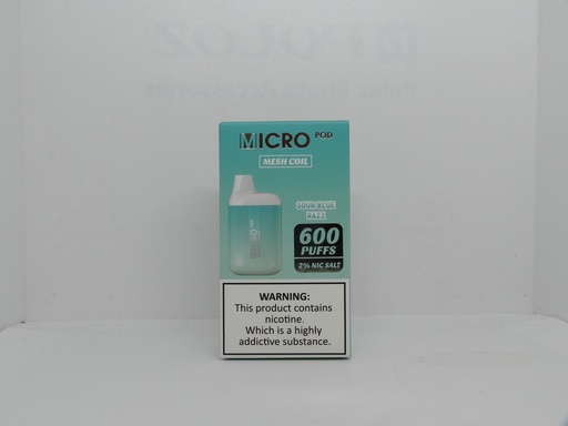 Micro Pod 600 2% Sour Blue Razz