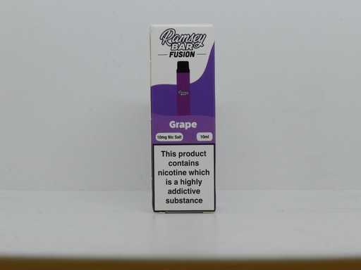 Ramsey Bar Fusion Grape 10ml 10mg